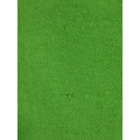 Old Navy Large Fleece Lined Zippered Vest Pockets Green Elastic Bottom Hem COMFY - Picture 9 of 11